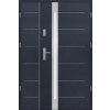 Drzwi zewnetrzne dwuskrzydłowe T41 S61 INOX antracyt 55mm